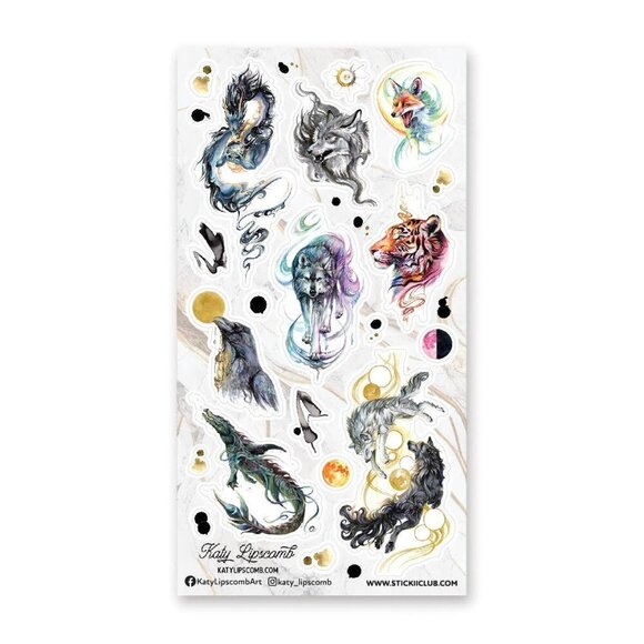 3 for $15 - Call of the Wild - 1 Wildlife Sticker Sheet - NEW in Packaging - Picture 2 of 5